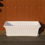 17 inch Rectangular Window Flower Box Planter Pot for Balcony Indoor beež