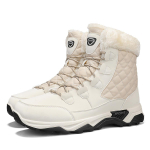 TUINANLE Naiste lumesaapad Mitmek&uuml;lgsed kulumiskindlad meeste kingad paksendatud mugavad soojad k&otilde;rged matkasaapad 44 beež