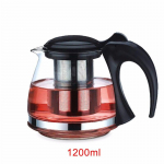 Creative Design klaasist teekann 1200 ml Mood tee lille jaoks eemaldatava terasest infusioonifiltriga veekeetja 1200ml