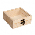 Lukustatav dekoratiivne puidust hoiukarp k&auml;sit&ouml;&ouml; suveniiride meisterdamise korraldaja Eemaldatav kandiku jagajad kingituste hoiukonteiner M