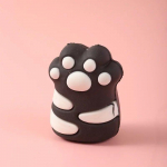 Mini pliiatsiteritaja Cartoon Cat Paw kirjatarvete pliiatsiteritaja &otilde;pilastele Kawaii kassik&auml;pa kooliteritaja &otilde;pilastarbed must