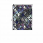 PVC lill staatiline klammerduv vitraažakna kile kleebis klaaskleebised taustapildid 45*58cm