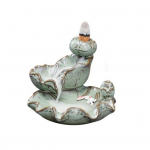 Kaunilt Waterfall viirukip&otilde;leti Calm Emotion keraamika kaunistus roheline