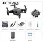 2024. aasta uus V2 minidroon 4K HD kaamera FPV RC droonid Professionaalsed RTF Quadopter kokkupandavad takistuste v&auml;ltimise drooni WiFi m&auml;nguasi 3 Battery