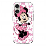 &Uuml;mbris - Disney - Iphone 16 - Minnie Mouse - Roosa - Paindlik roosa