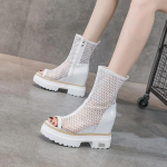 2024. aasta suvesaapad Liftjalatsid Naiste p&otilde;lvedeni platvorm, Naine, &uuml;mmargune varvas, t&otilde;mblukk Sandaalid, naiste v&otilde;rk, 2024. aasta kontsakingad naistele 34