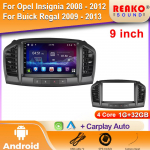 Autoraadio Carplay Android Opel Insignia 2008 - 2012 jaoks Buick Regal 2009 - 2013 jaoks Navigatsioon GPS Stereo 4G Wifi 2din DVD 4 core 1GB+32GB carplay