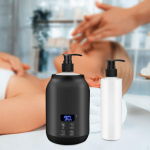 Single Bottle Oil Heater Temperature Adjustment LED Screen Warmer white