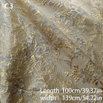 Luksuslik kootud žakaarmustriga lilledega reljeefne mullkangas Pehme Elegantne Mood 3D Tekstuuriga Kangas DIY &Otilde;mblemiseks Kleit Polsterdus 1M