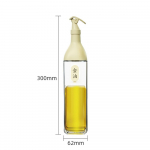 1 tk veinivalaja klaas&otilde;lipudel sildiga k&ouml;&ouml;git&ouml;&ouml;riista &otilde;lidosaator lekkekindel 500 ml maitseainekastme pudel oliivi&otilde;li lik&ouml;&ouml;r must