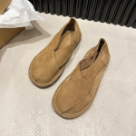 Uued naiste kingad Sandaalid Madala kontsaga tossud Vabaaja gladiaatorid Paljajalu mokassiinid Slip-on Suvi Kevad Mugavad Soodushinnaga 35 pruun