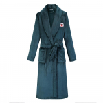 Meeste vabaaja hommikumantli s&uuml;gisene talv flanellist pikk r&uuml;&uuml; Paar, paks soe magamisriietus, suures suuruses &ouml;&ouml;s&auml;rk Naiste avar koduriietus L