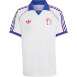 Adidas Originals Bellingham Esimene Signatuurseeria Spordi Vabaaja Br&auml;ndi Logo Triibuline Polo L&uuml;hikeste Varrukatega Jalgpallis&auml;rk Meeste Topid Valge IM7917 3XL white