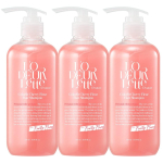 Lauderette Color Fit Hair Biotin Mildly Acidic Perfume Shampoo Fruity Floral Fragrance, 1L, 3 pcs. white