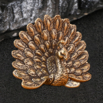 Peacock Statue Miniatures Animal Collection Desktop Best Gift Home Bookshelf Decoration in