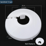 Seinatoru segisti tarvikud 2/4 tk radiaatori toru kraed kate p&otilde;rand dekoratiivne radiaator escutcheon veetoru kate as the picture