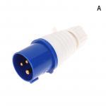 220V 16A 3 kontaktiga t&ouml;&ouml;stuslikud veekindlad pistikud/pistikupesa isane/emane pistik Ip44 2P haagissuvila haagis veoauto jahi jaoks as the picture