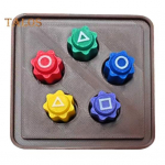 1 komplekt Korea traditsiooniline 5 kiviklibuga m&auml;ngukomplekt, mis parandab k&auml;e-silma koordinatsiooni, kaasaskantav s&otilde;ela komplekt koos &scaron;assiiga Square