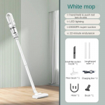 19000Pa Juhtmevaba K&auml;eshoitav Tolmuimeja Juhtmevaba K&auml;eshoitav Laetav Autotolmuimeja Kodu & Auto & Lemmikloomade jaoks Mini Tolmuimeja valge