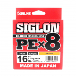 Sunline PE Line X8 Siglon 300M PE 1 16LB Oranž (2493) oranž
