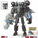 Skibidi tualett 3.0 Titaan Kellamees Ehitusklots Lastele Titaan Kaameramees R&auml;&auml;kivmees Kokkupandavad Klotsid M&auml;nguasjad Poistele Kingitus Lihav&otilde;tte M&auml;nguasjad