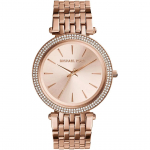 Michael Kors MK3192 Darci kolme k&auml;ega roosa kullatooniga naiste k&auml;ekell 38 roosa kuldne v&auml;rv