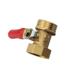 P&ouml;&ouml;rleva k&auml;epidemega messingist kuulventiil, sisemine keermega vooliku &uuml;hendusl&uuml;liti 1/4 inch