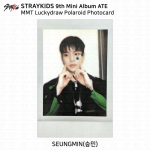 Stray Kids 9. minialbum ATE MMT&Otilde;nneloos Polaroid Foto KPOP K-POP Seungmin