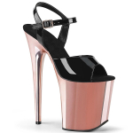 20cm K&otilde;rged Veekindlad Platvormiga Stiletto Sandaalid/k&otilde;rgekontsaga Pole Tantsu Mudel Catwalk Kingad YKC 34 roosa kuldne v&auml;rv