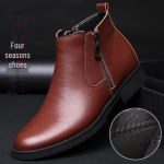 Meeste ehtsast nahast ja villast k&otilde;rge s&auml;&auml;rega puuvillased kingad - paksendatud sametist lehmanahast Martini saapad s&uuml;giseks/talveks 42