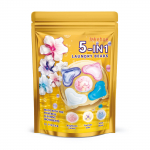 Viis-&uuml;hes pesupesemisvahendi kapslid v&auml;rske l&otilde;hnaga kauakestvad puhastuskapslid riiete plekieemaldamiseks 10 pcs