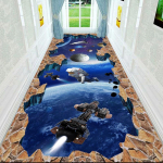 3D elutuba Ilus maastik P&otilde;randamatt Vaip Magamistuba T&auml;isvoodi voodi k&otilde;rval roomav matt diivanilaud sissep&auml;&auml;su uksematt 160*200cm