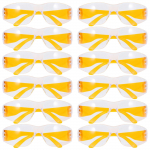 12 tk Laste kaitseprillid Kaitseprillid Prillid Universaalne Arvutilabori Silmade Kaitse Prillid Prillid oranž