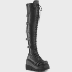 2025 Women's Waterproof Over-the-Knee Wedge Heel Martin Boots 39 must
