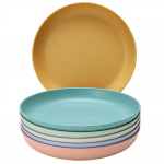 6 tk purunematu taldrikukomplekt Ruumis&auml;&auml;stlik V&auml;rvikas Tervislik &otilde;ues s&ouml;&ouml;mine Keskkonnas&otilde;bralikud &otilde;htus&ouml;&ouml;gitaldrikud Koduvarustus K&ouml;&ouml;k Bone