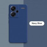 Vedel silikoonist telefoni&uuml;mbris Xiaomi Redmi Note 13 Pro Plus jaoks 360 kaamera kaitse pehme tagakaas RedmiNote13 13Pro kotid Redmi Note 13 5G tumesinine v&auml;rv