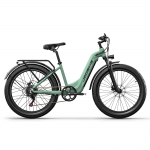 JOOBIKE JOO1 T&auml;iskasvanute Elektrijalgratas 1000W Harjadeta Mootor 48V17.5AH Linna E-jalgratas 26*3.0 Tolli Paksude Rehvidega M&auml;gi E-jalgratas 1000W JOO1 roheline