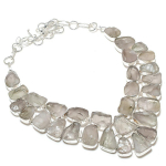 Kristall Toorik K&auml;sitsi valmistatud 925 Sterlingh&otilde;be Ehted Kaelakee 18 A2y29