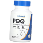 Pyrroloquinoline quinone, PQQ 20, Nutricost (70647003) 30caps
