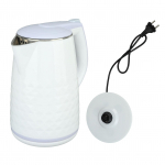 Elektripliit 2000W Topelt roostevaba teras 2L Veekeetja Kuumutaja automaatse v&auml;ljal&uuml;lituse ja keeduga L(for 6.5-9kg) valge