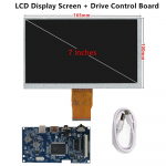 7-tollise IPS LCD-ekraaniga mitmeotstarbeline moodul Type-c HDMI-&uuml;hilduv juhtpaneel, Raspberry Pi lisakraani monitori jaoks