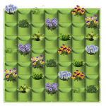 Dekoratiivsed Vertikaalse Aia Lahendused Riputatavad Vildist Kasvukotid Siseruumides Kasutamiseks 49 flat mouth