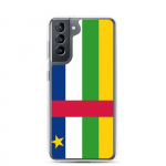 Coque T&eacute;l&eacute;phone &ndash; Samsung &ndash; Galaxy S21 Plus &ndash; Drapeau R&eacute;publique Centrafricaine &ndash; Supp &ndash; Mitmev&auml;rviline