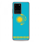 Coque T&eacute;l&eacute;phone &ndash; Samsung &ndash; Galaxy S20 Plus &ndash; Drapeau Kasahstan &ndash; Souple &ndash; mitmev&auml;rviline