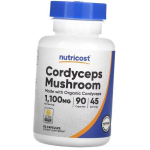 Orgaaniline Korditseps, Cordyceps Seened 1100, Nutricost (71647092) 90caps