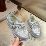 Korea stiilis t&uuml;drukute balletikingad Kerged Mary Jane kingad Satiinist &uuml;hekihilised kingad Pehme tallaga vabaajajalatsid Libisemiskindlad spordikingad 37 hall v&auml;rv