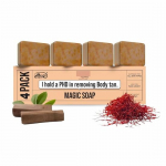 Bendist Export&reg; Meie Kodused Seebid Sandlipuu & Safrani Maagilised Seebid Vanniks (100 g pakend 4 tk) | Naha heledamaks muutmine meestele ja naistele