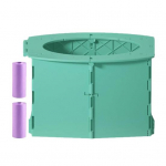 Beebi WC Reisi Pott Kaasaskantav Kokkupandav Pott &Uuml;hekordselt Kasutatavate Kottidega Korduvkasutatav Kerge Beebi WC Iste B