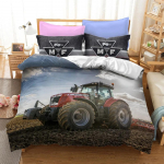 Traktori Voodipesukomplekt 3D-tr&uuml;kk P&otilde;llumajandust&ouml;&ouml;riist K&auml;rry Kodu Dekoratsioon Padjap&uuml;&uuml;r Tekikott Armas Kingitus Perele ja S&otilde;pradele 155x220cm