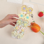 10 tk/komplekt Magusad lillekujulised juuksepaelad elastsed juuksepaelad beebi v&auml;rvilised hobusesabahoidjad kummipael v&auml;ikelastele lastele